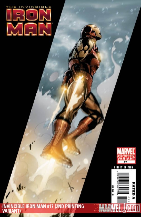 Invincible Iron Man (2008) #17 (2ND PRINTING VARIANT)