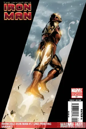 Invincible Iron Man (2008) #17 (2ND PRINTING VARIANT)