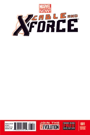 Cable and X-Force (2012) #1 (Blank Cover Variant)