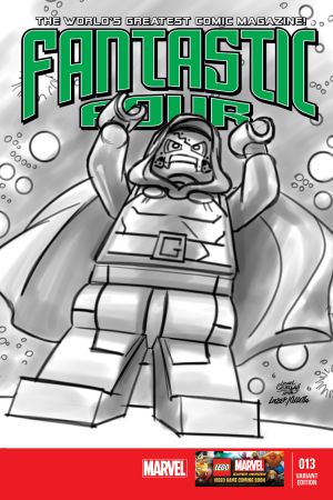 Fantastic Four (2012) #13 (Castellani Lego Sketch Variant)