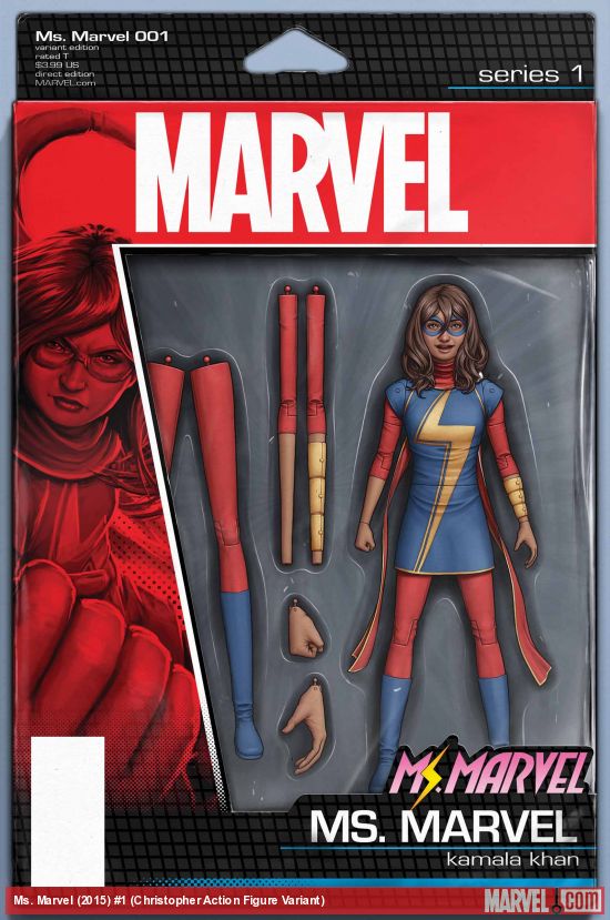 Ms. Marvel (2015) #1 (Christopher Action Figure Variant)