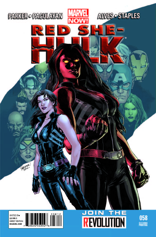 Red She-Hulk (2012) #58 (2nd Printing Variant)