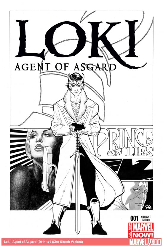 Loki: Agent of Asgard (2014) #1 (Cho Sketch Variant)