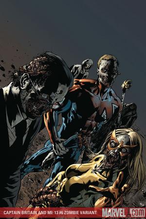 Captain Britain and MI: 13 #6  (Zombie Variant)