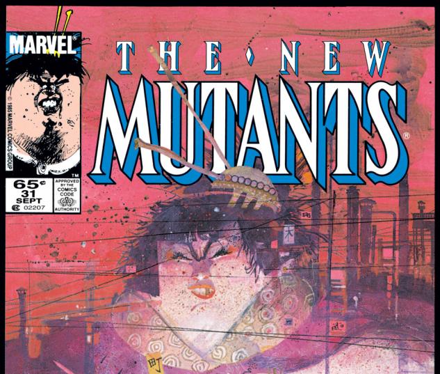 New Mutants (1983) #31 Cover