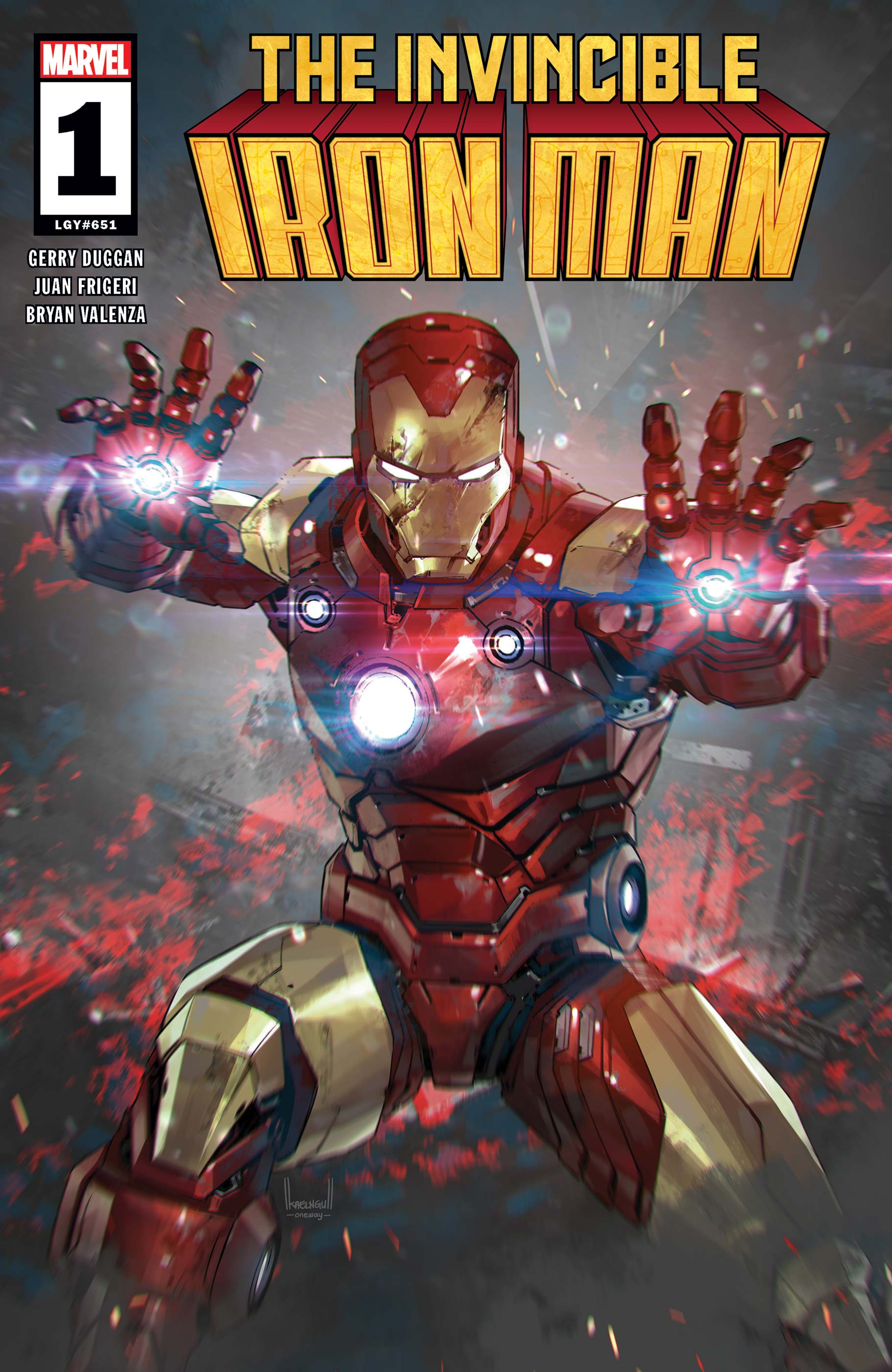 Invincible iron man comic