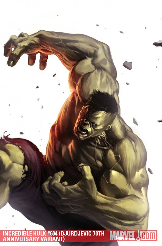 Incredible Hulks (2010) #604 (DJURDJEVIC 70TH ANNIVERSARY VARIANT)