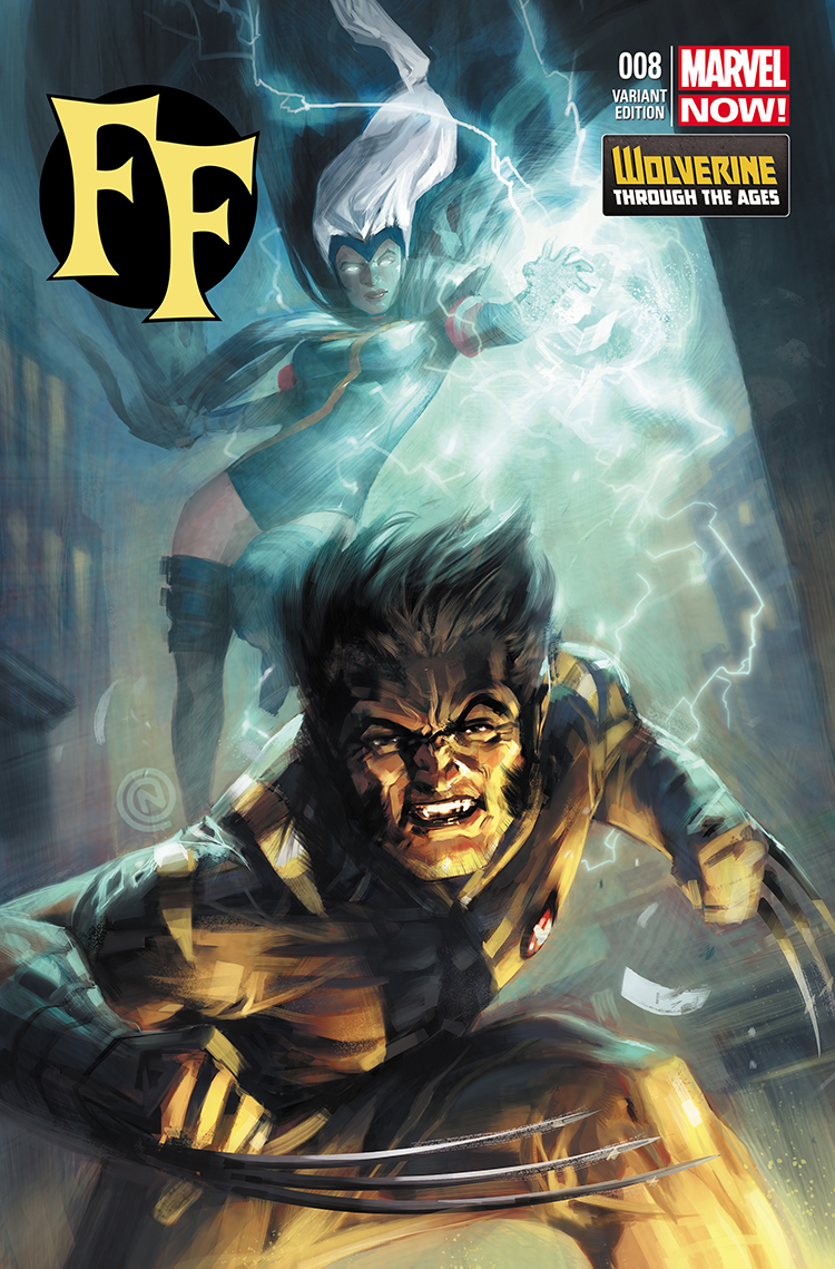 FF (2012) #8 (Nauck Wolverine Costume Variant)