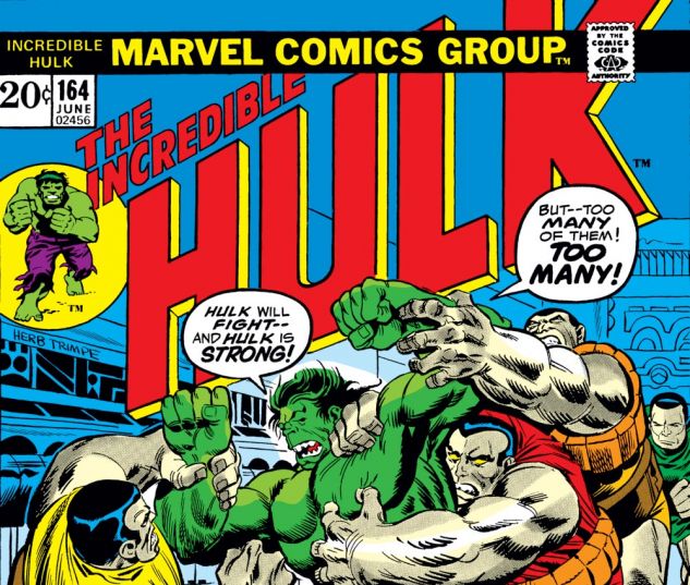 Incredible Hulk (1962) #164 Cover