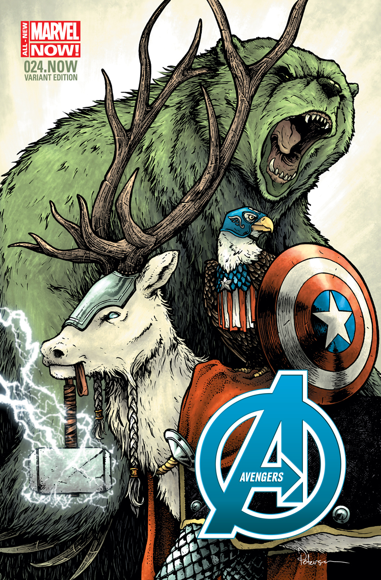 Avengers (2012) #24 (Petersen Meow Variant)