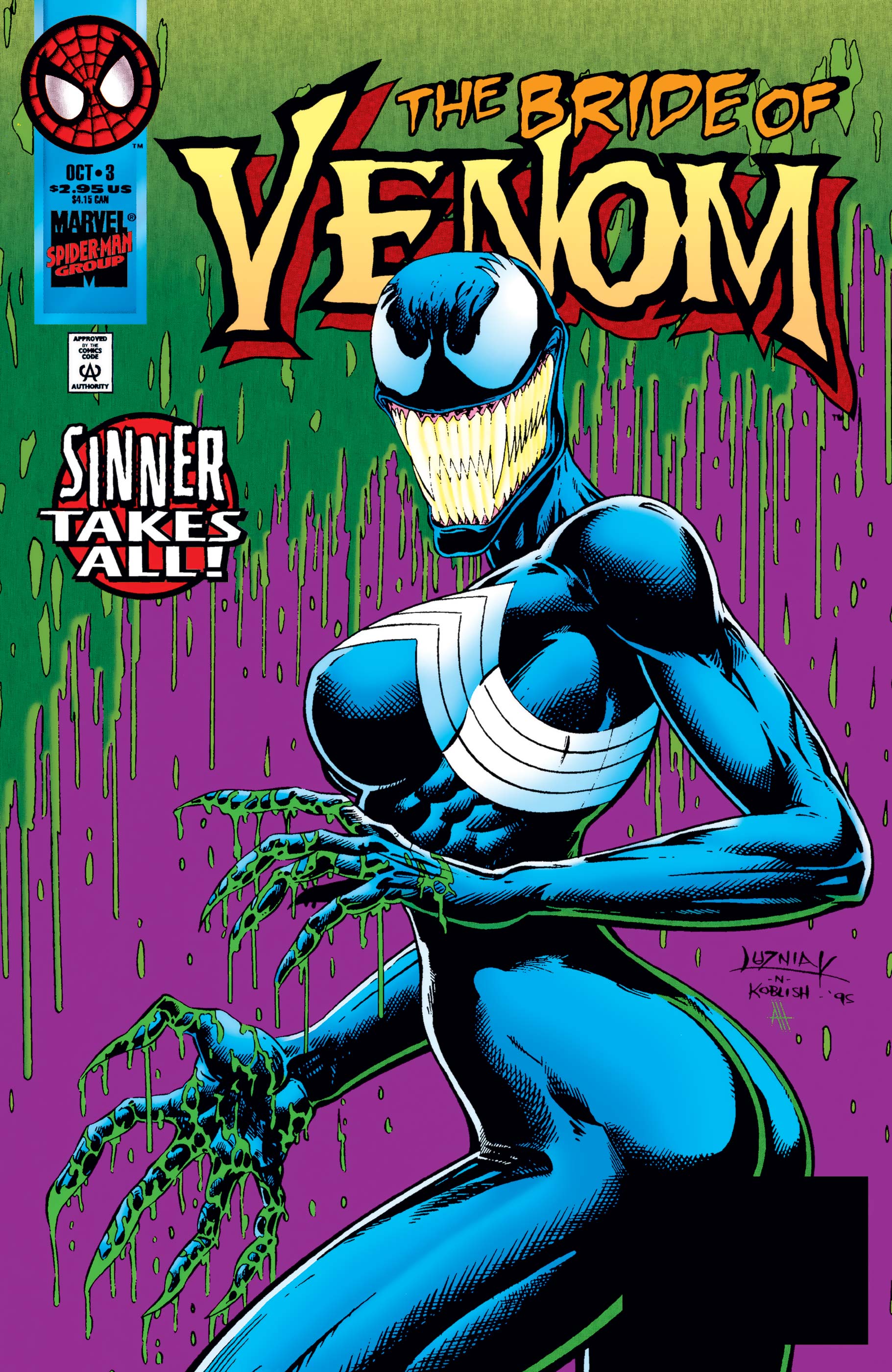 Venom: Sinner Takes All (1995) #3 | Comic Issues | Marvel