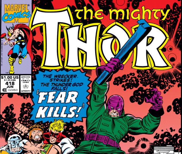 Thor (1966) #418 Cover