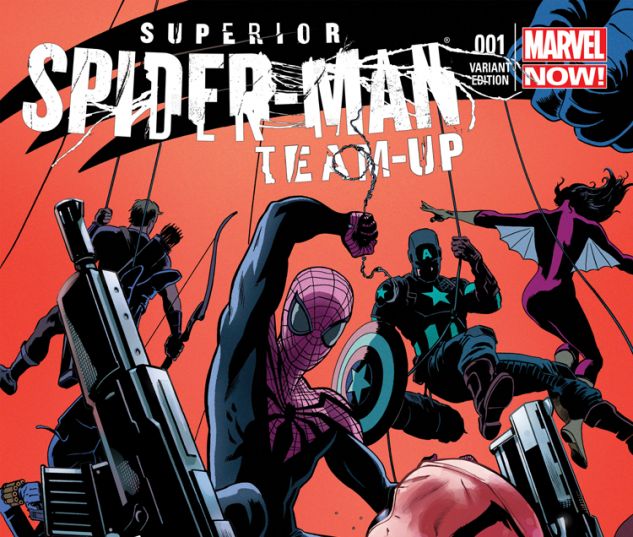 SUPERIOR SPIDER-MAN TEAM-UP 1 PARTY VARIANT (WITH DIGITAL CODE)