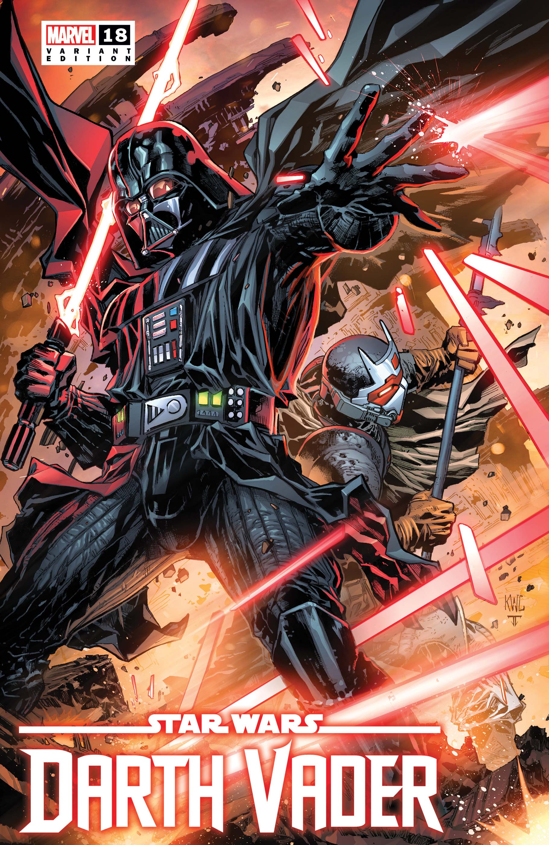 Darth vader comic art