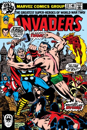 MARVEL COMICS THE INVADERS # 9 3RD APPEARANCE OF BARON BLOOD! VS UNION JACK