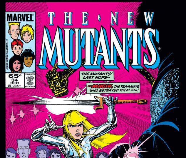 New Mutants (1983) #34 Cover