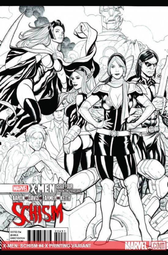 X-Men: Schism (2011) #4 (X Printing Variant)