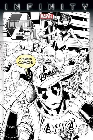 Mighty Avengers (2013) #1 (Barberi Party Sketch Variant)