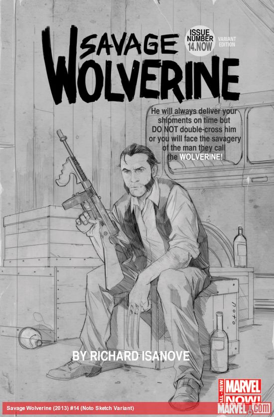 Savage Wolverine (2013) #14 (Noto Sketch Variant)
