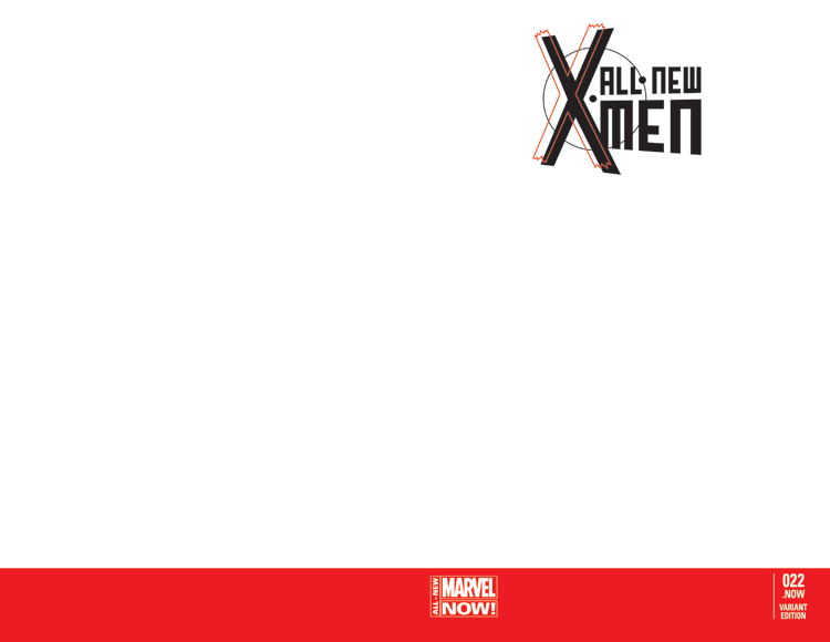 All-New X-Men (2012) #22 (Blank Cover Variant)