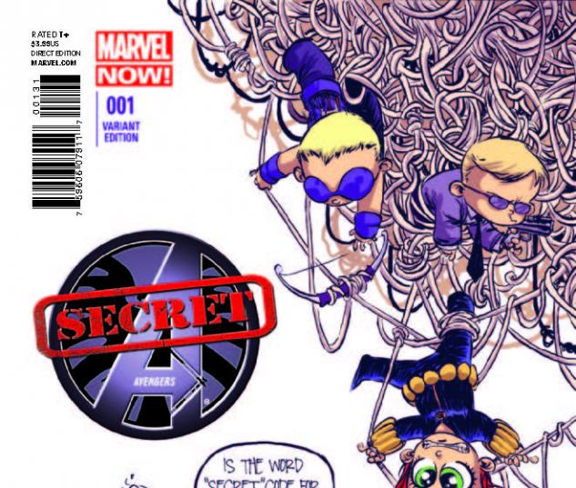 SECRET AVENGERS 1 YOUNG VARIANT (NOW, WITH DIGITAL CODE)