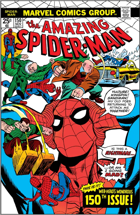 アメコミ Amazing spider man #150 マーベル　エックスメン detail.webp
