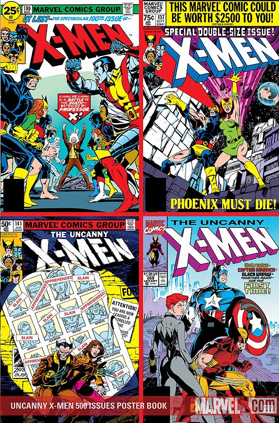 Uncanny X-Men 500 Issues Poster Book (2008) #1