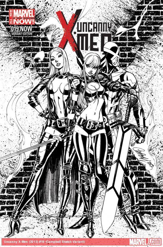 Uncanny X-Men (2013) #19 (Campbell Sketch Variant)