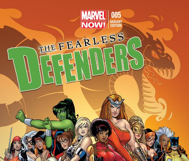 FEARLESS DEFENDERS 5 CONNOR VARIANT (NOW, 1 FOR 50)