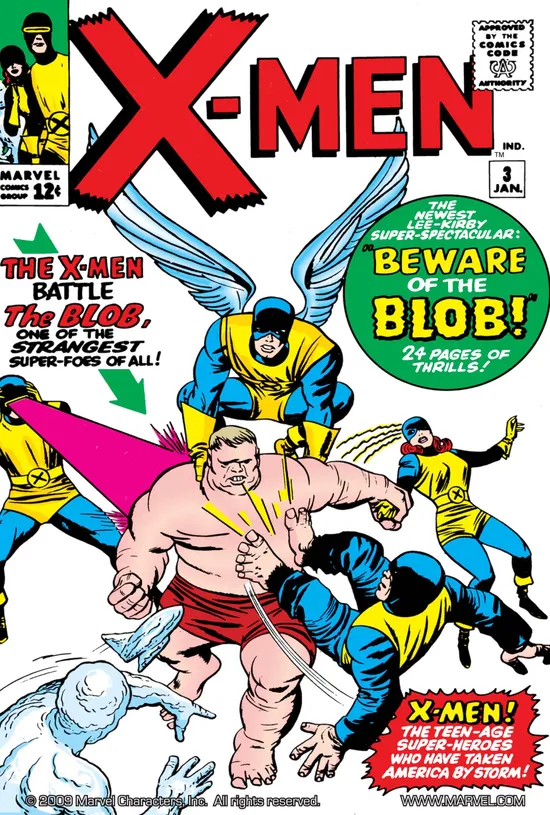 アメコミ Xmen #3 初登場 1963年 スパイダーマン　マーベル　リーフ detail.webp