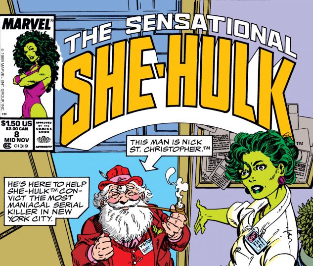 Cover for SENSATIONAL SHE-HULK 8