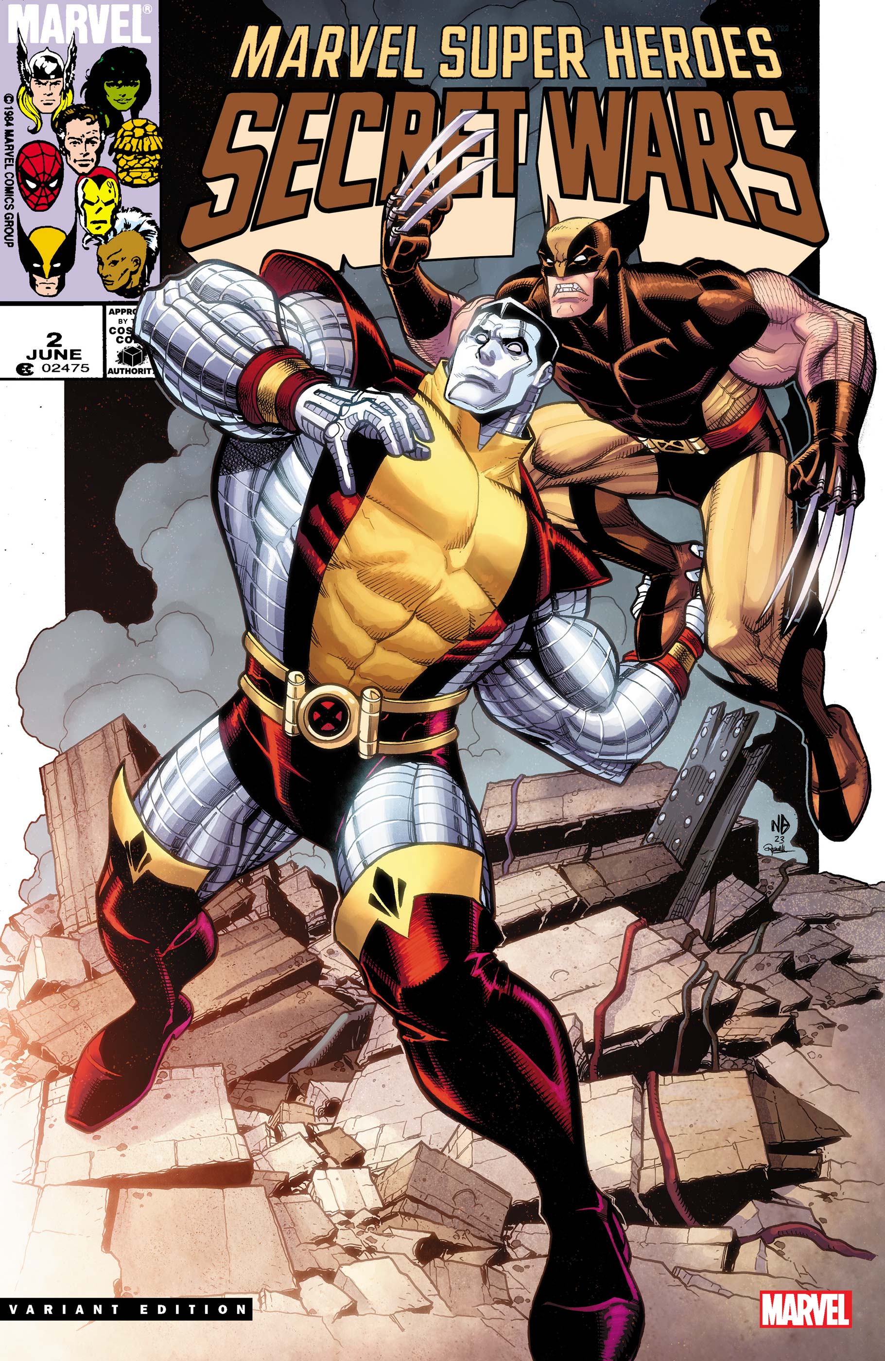 Marvel Super Heroes Secret Wars Facsimile Edition (2024) #2 (Variant)