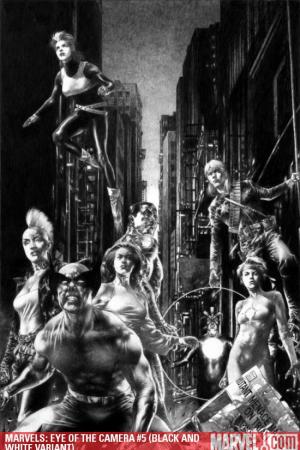 Marvels: Eye of the Camera (2008) #5 (BLACK AND WHITE VARIANT)