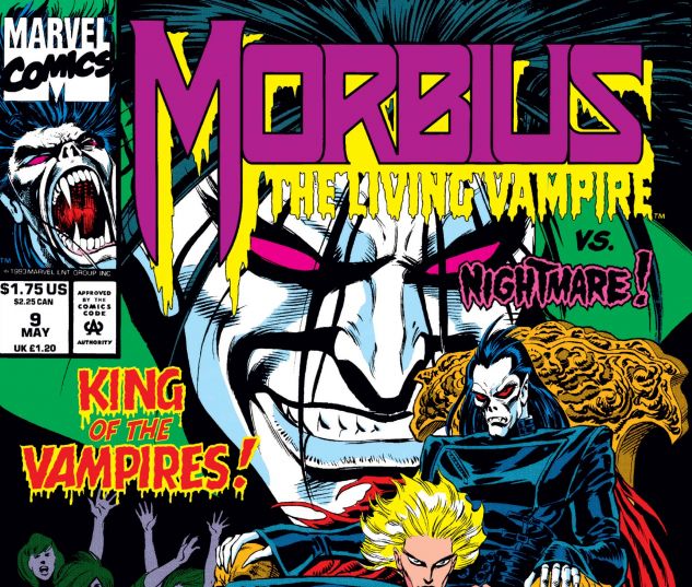 cover from Morbius: The Living Vampire (1992) #9
