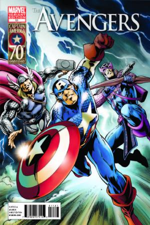 Avengers (2010) #11 (CAPTAIN AMERICA 70TH ANNIVERSARY VARIANT)