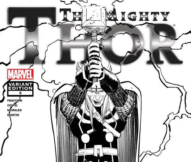 The Mighty Thor (2011) #6, Architect Sketch Variant cover