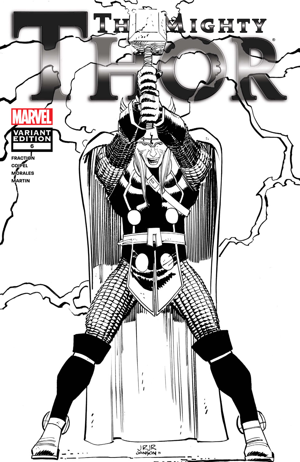 The Mighty Thor (2011) #6 (Architect Sketch Variant)