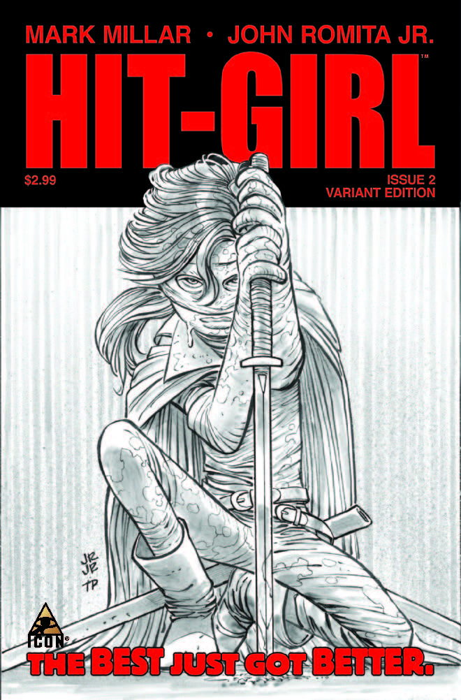 Hit-Girl by Pernille Orum, in Sean Leslie's Sketches Comic Art Gallery Room