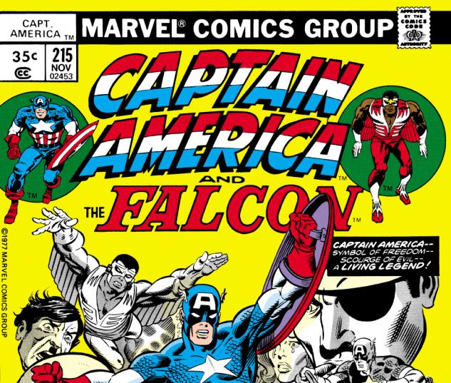 Captain America (1968) #215 Cover