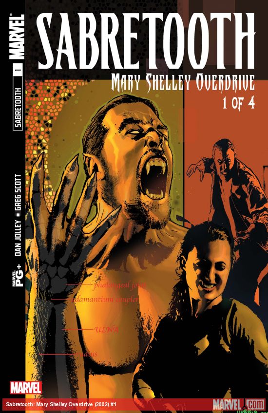 Sabretooth: Mary Shelley Overdrive (2002) #1