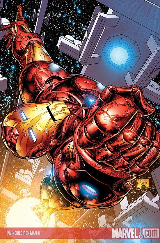 Invincible Iron Man (2008) #1 (Quesada Variant)