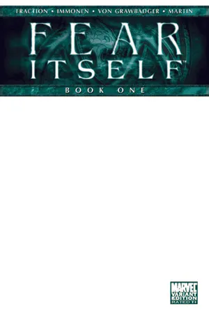 Fear Itself (2010) #1 (Blank Cover Variant)
