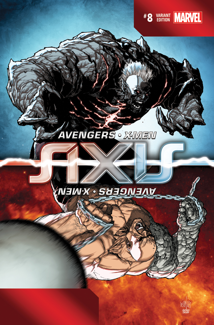 Avengers & X-Men: Axis (2014) #8 (Yu Inversion Variant)