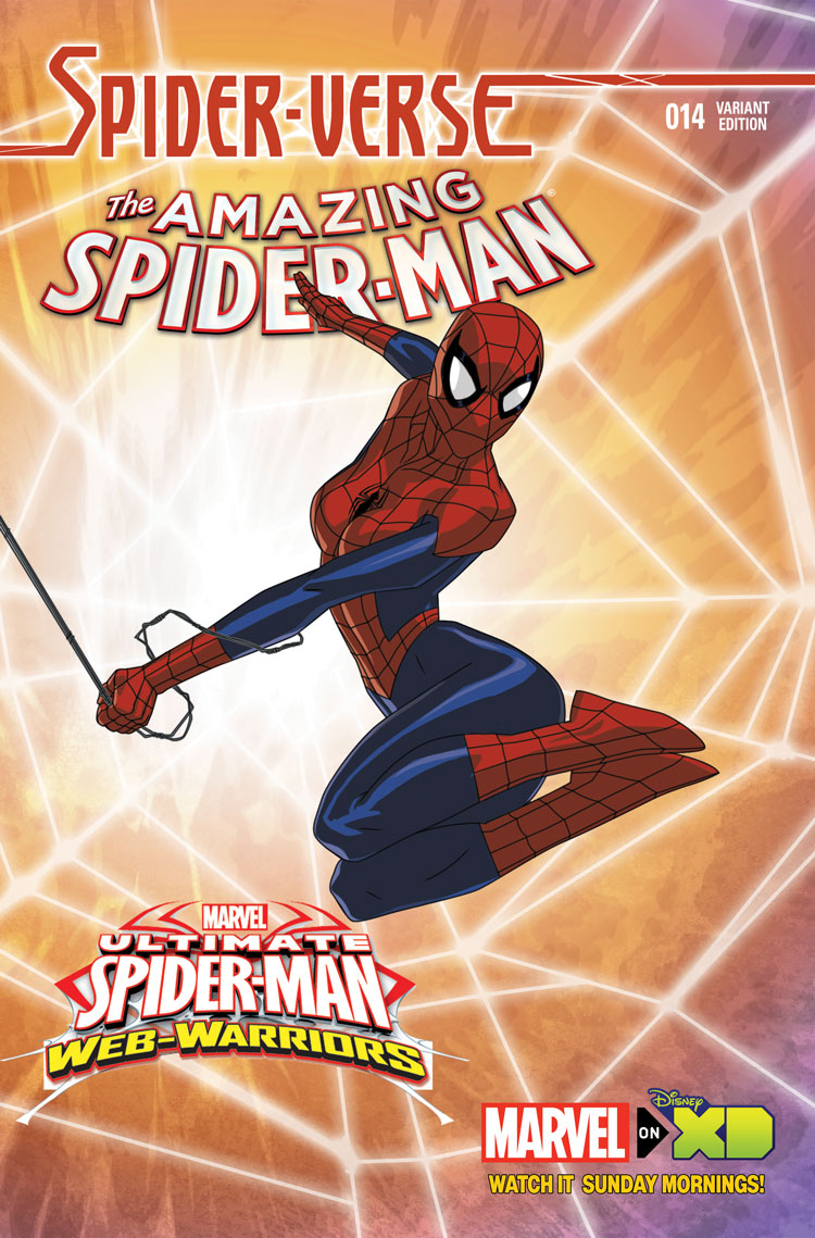 The Amazing Spider-Man (2014) #14 (Wamester Marvel Animation Spider-​Verse  Variant) | Comic Issues | Marvel