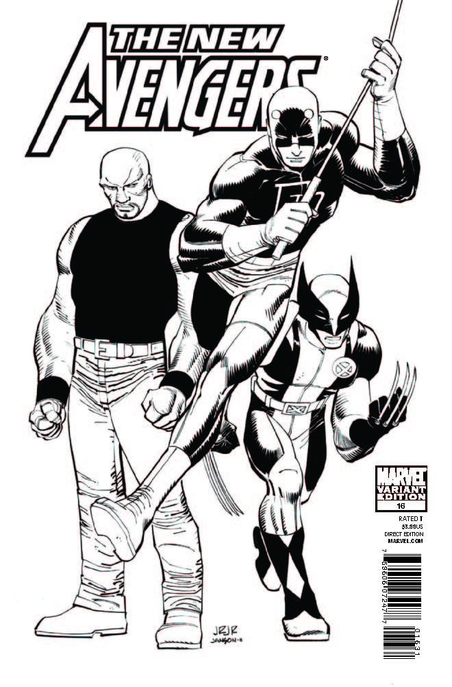 New Avengers (2010) #16 (Architect Sketch Variant)