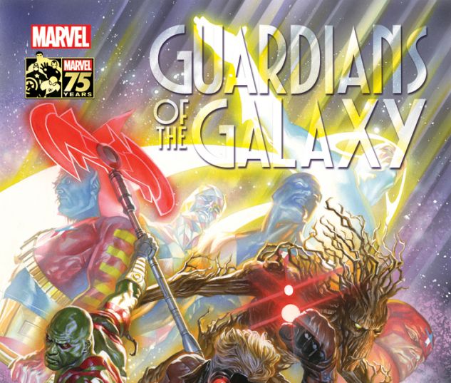 GUARDIANS OF THE GALAXY 18 ROSS 75TH ANNIVERSARY VARIANT (SIN, WITH DIGITAL CODE)