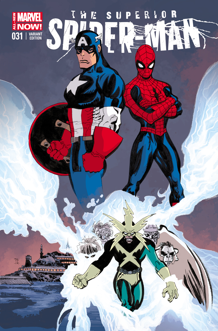 Superior Spider-Man (2013) #31 (SALE CAPTAIN AMERICA TEAM-UP VARIANT)