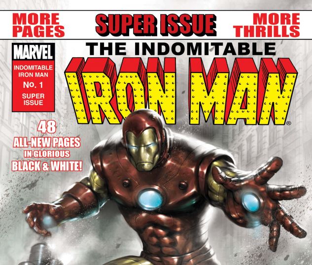Indomitable Iron Man Black and White (2010) #1