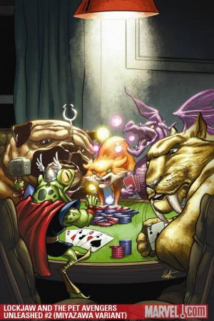 Lockjaw and the Pet Avengers Unleashed (2010) #2 (KURTZ VARIANT)