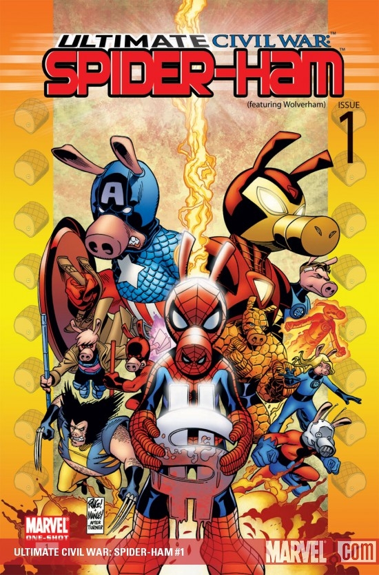 Ultimate Civil War: Spider-Ham (2007) #1